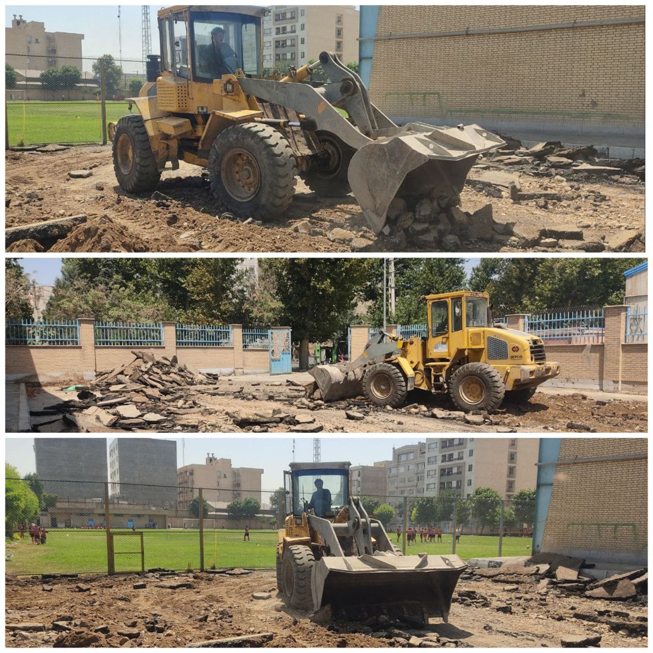 آغاز عملیات اجرائی ساخت‌ سالن چندمنظوره ورزشی در شهر احمدآبادمستوفی از سوی مدیریت شهری