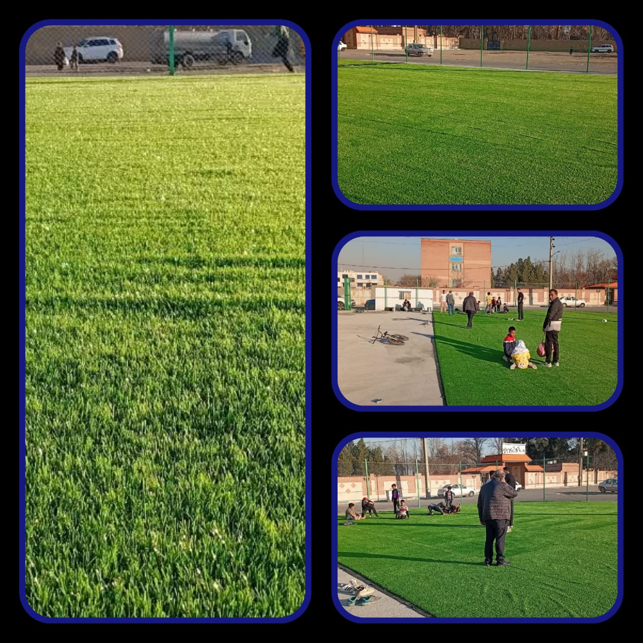 احداث و راه‌اندازی زمین چمن مصنوعی در خیابان شهید مطهری توسط مدیریت شهری احمدآبادمستوفی/ عزم راسخ شهرداری برای بهبود سرانه ورزشی و تفریحی شهر